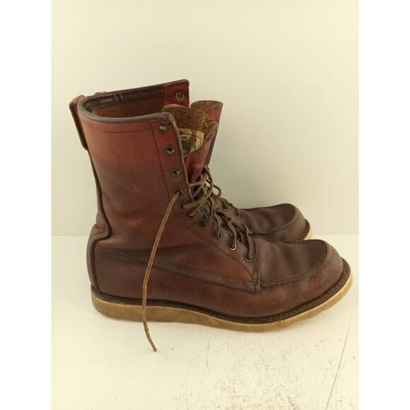 Vintage Red Wing Irish Setter Sport Boot USA Men\'s Moc Toe Work Boots See Desc main image 10